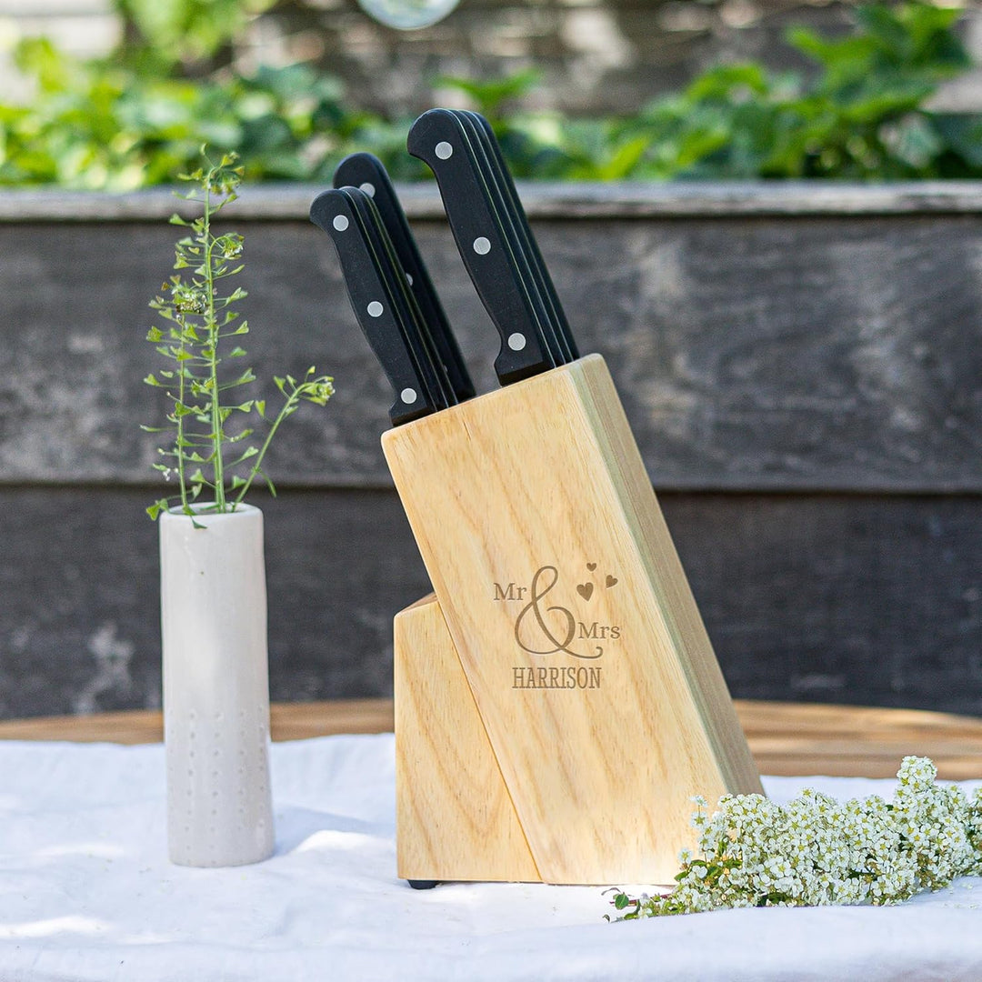 Personalisiert messerblock mit name - messerblock mit Gravur