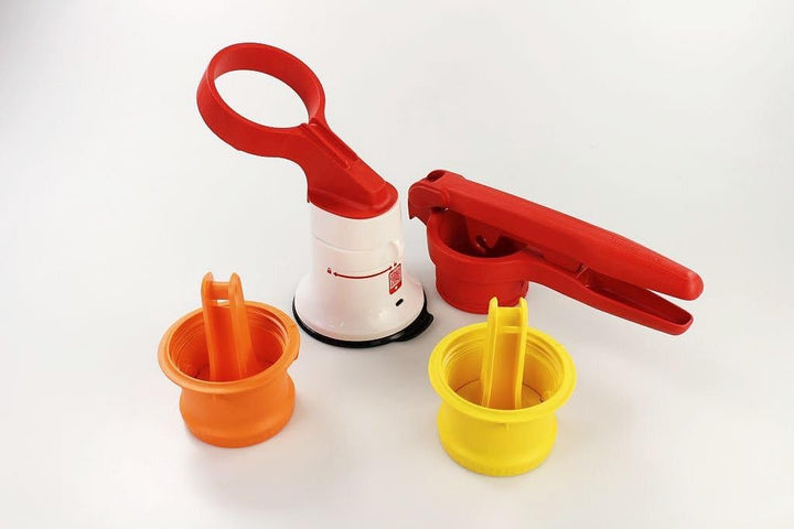TUPPERWARE Pommes-Schneider Chef Universalschneider klein + gross mit Standfuss 27540