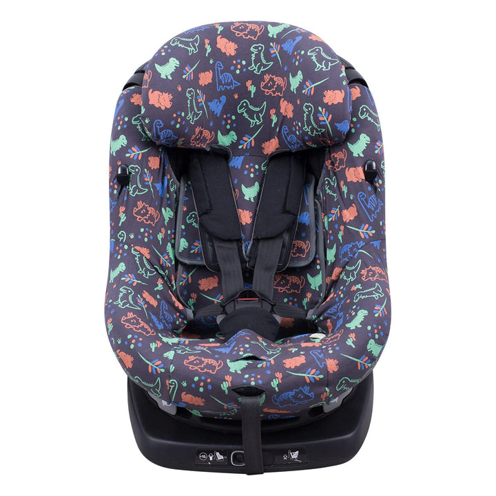 JYOKO Kids Bezug kompatibel mit BébéConfort AxissFix (Happy Dino), Happy Dino