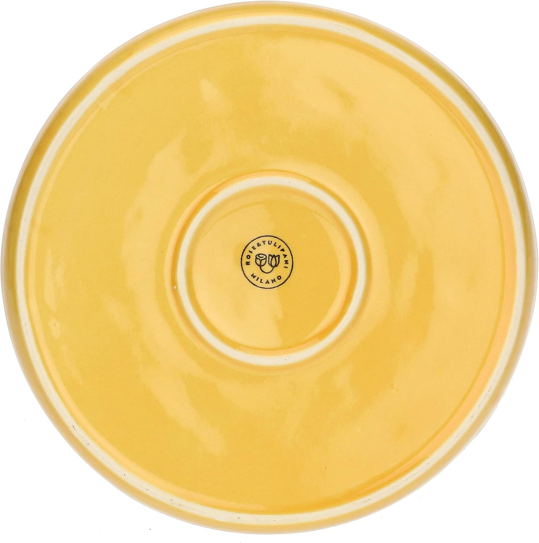 Rose&amp;Tulipani Concerto Glam OCRA flacher Teller, 21 cm, Gelb