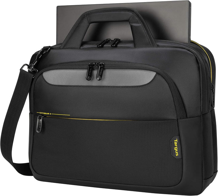 Targus TCG470GL CityGear 15-17,3" Topload Notebook-Tasche – Schwarz Topload 12-14", Topload 12-14"