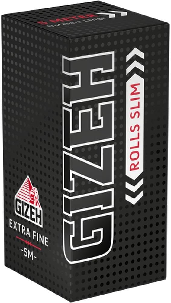 Gizeh Extra Fine Rolls Slim 5m Länge Endlospapier 2 Boxen (40 Rolls)