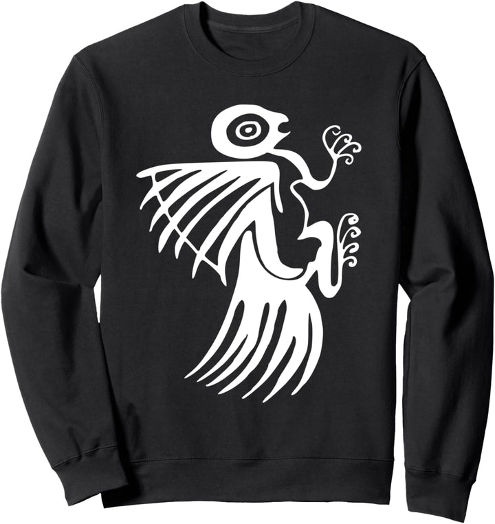 Wedge Tailed Eagle - Australian Aborigine Rock Art Sweatshirt