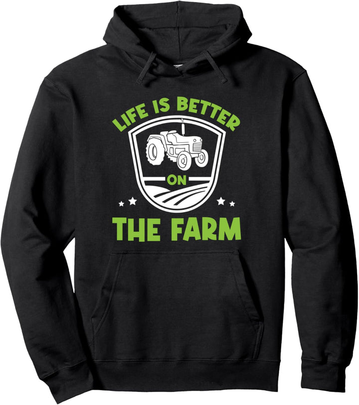 Lustiger Spruch Bauernhof Landwirtschaft Traktor Landwirt Pullover Hoodie