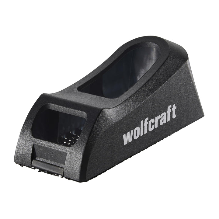 wolfcraft Blockhobel I 4013000 I Der extrabreite Einhandhobel für Gipskarton, Blockhobel