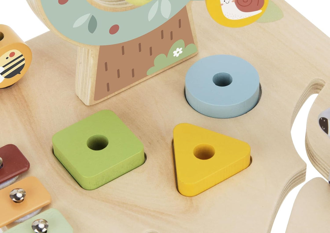 TOOKY TOY Holzspielzeug Kinder Viereckiger Tisch Activity - Forest