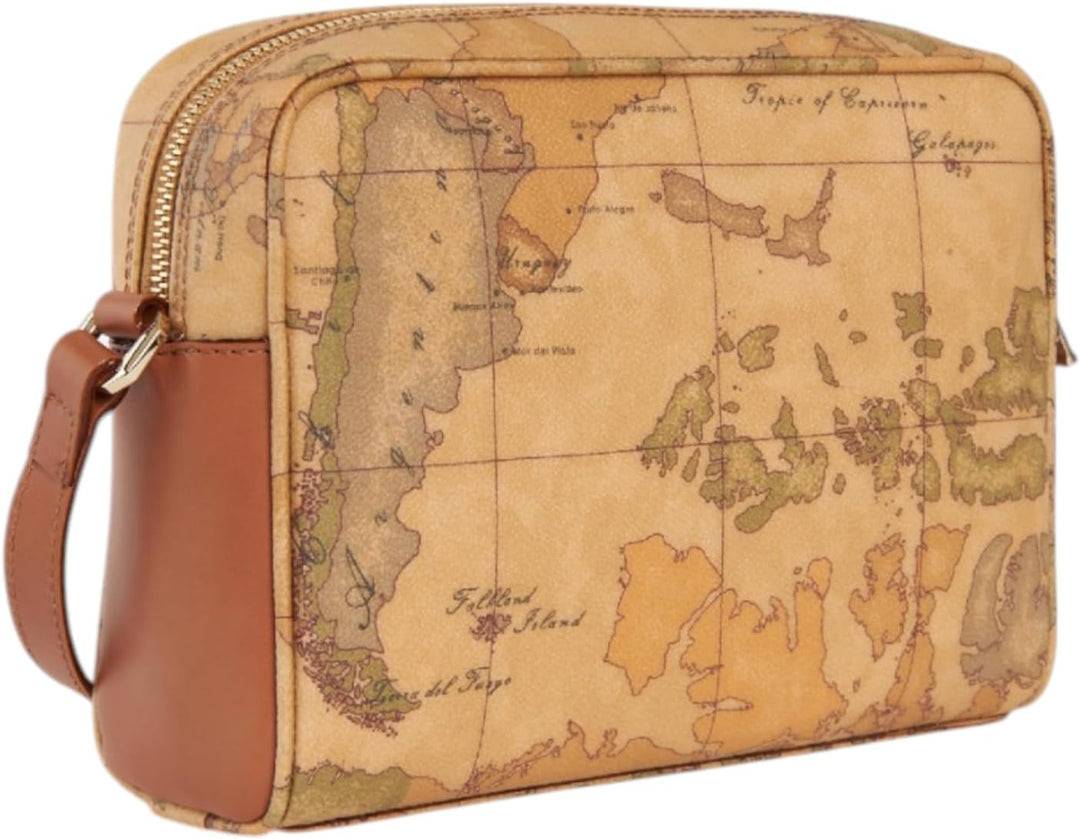 PRIMA CLASSE Donna Borsa Tracolla Geo Classic Natural Mod. E016 6000 Einheitsgrösse, Einheitsgrösse
