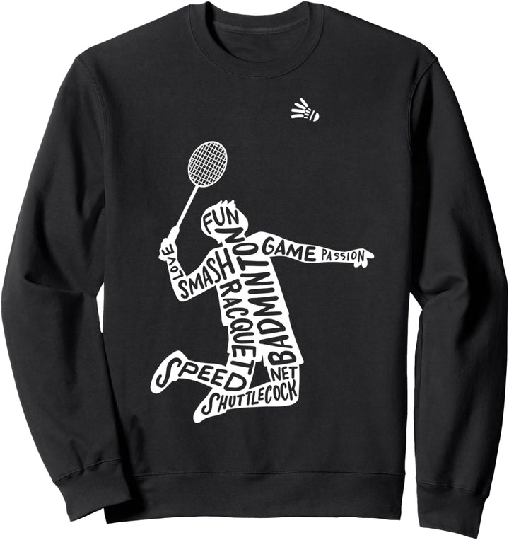Badminton Badmintonspieler Federball Sweatshirt