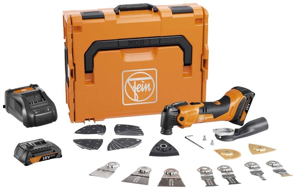 FEIN AMM 500 Plus CE-Set 71293868000 Akku-Multifunktionswerkzeug inkl. 2. Akku, inkl. Ladegerät, mit