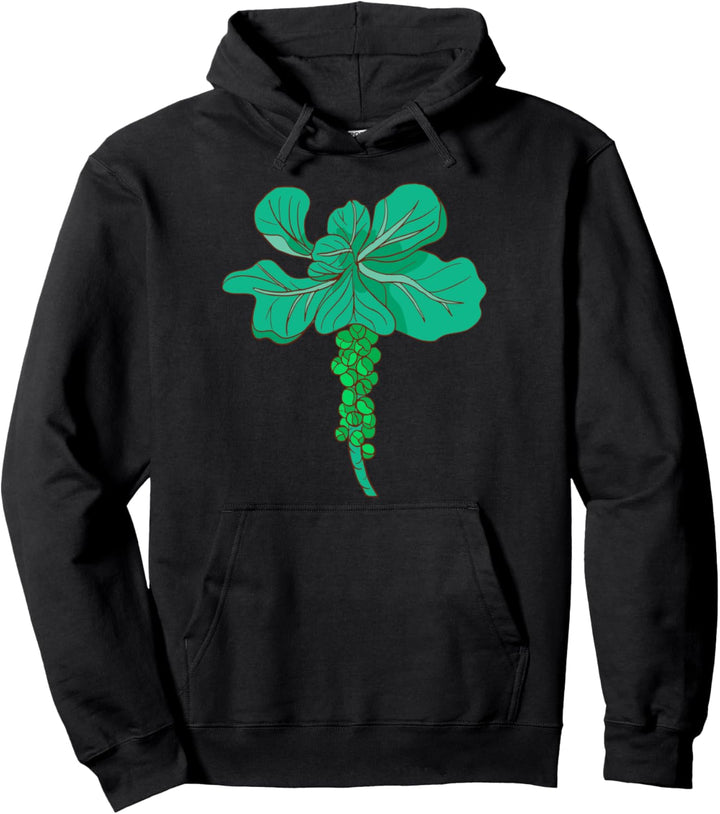 Rosenkohl Gemüse Vegetarisch Vegan Vegetarier Veganer Pullover Hoodie