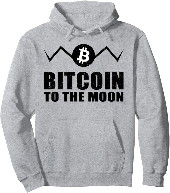 Krypto Trader "Bitcoin to the Moon" Pullover Hoodie