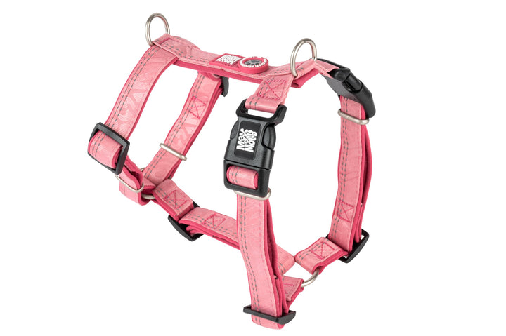 Max &amp; Molly Hundegeschirr Matrix 2.0 Rose/M in H-Form, für Hunde mit Gotcha! Smart ID, Geschirr Hund