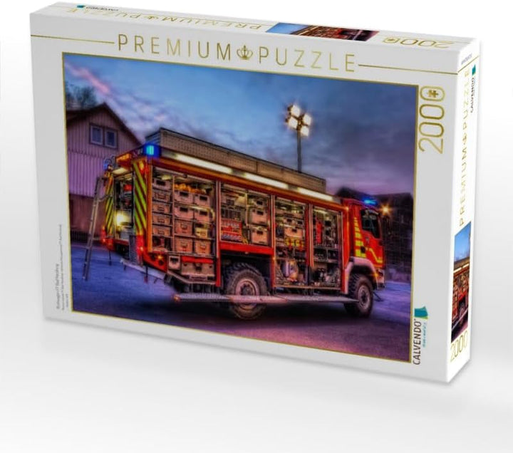 CALVENDO Puzzle Rüstwagen FF Bad Harzburg 2000 Teile Lege-Grösse 90 x 67 cm Foto-Puzzle Bild von Mar