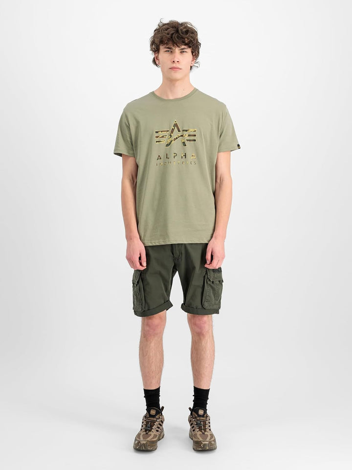 ALPHA INDUSTRIES Herren Cargos Crew Short Short für Herren 29 Greyblack, 29 Greyblack