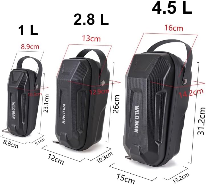 E Scooter Tasche für Roller, Grosse Kapazität Roller Tasche, wasserdichte Front Tube Bag, Vordertasc