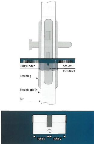 ABUS Profil-Zylinder C51N 21/26, 03532