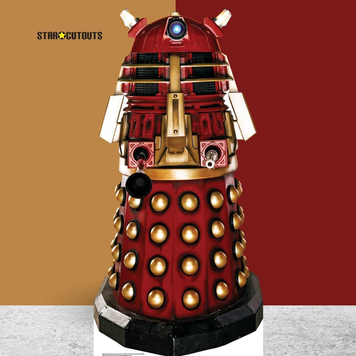 STAR CUTOUTS SC126 Pappaufsteller von Supreme Dalek (rot) Doctor Who, Mehrfarbig Roter Dalek, Roter