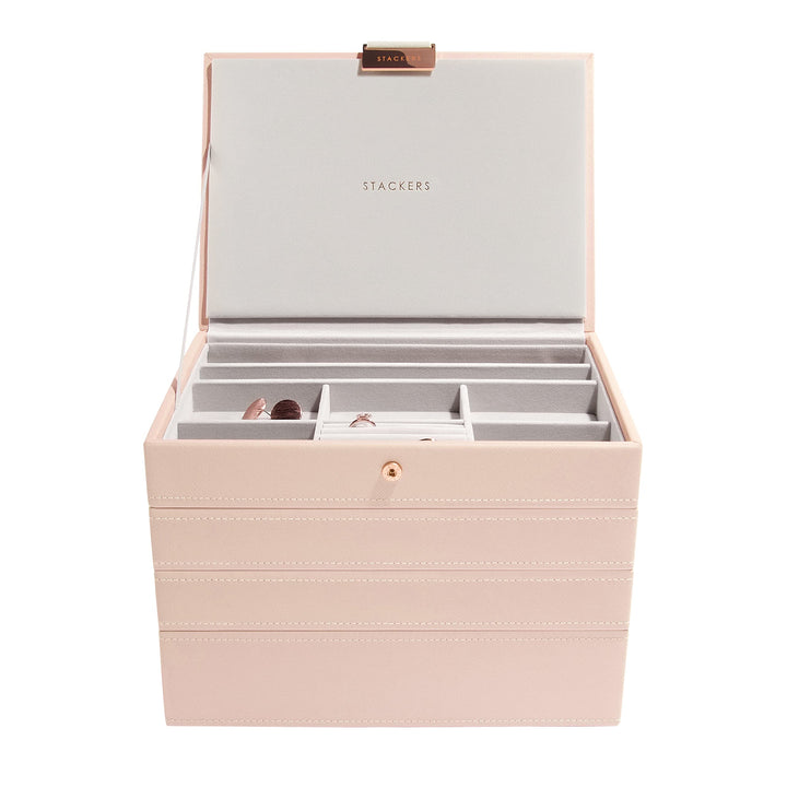 Stackers Blush Klassisch Schmuckschatulle - 4 Blush Pink, Blush Pink
