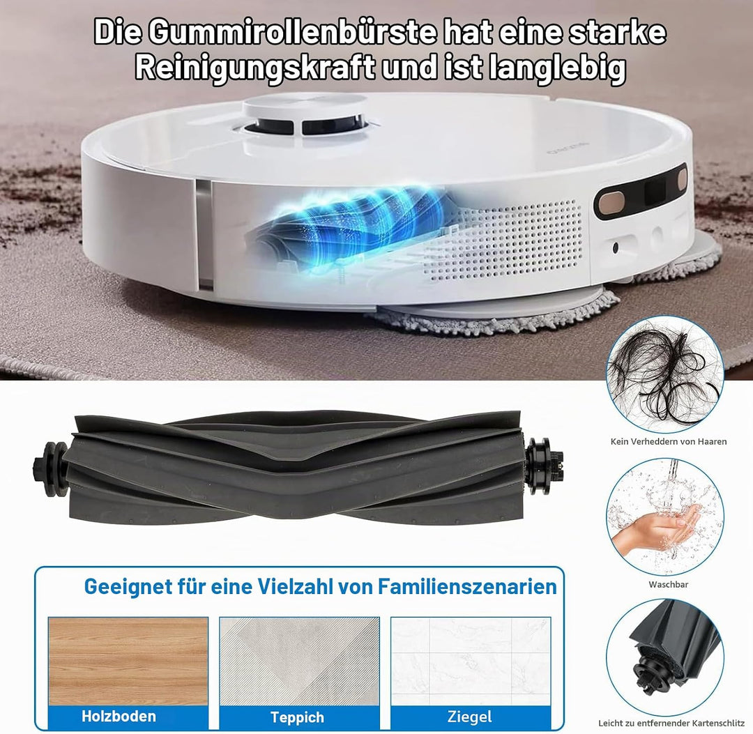 24 Stück Zubehörset für Dreame X40 Ultra / L40 Ultra / X40 Master / L10s Ultra Gen 3 / Mova P50 Pro