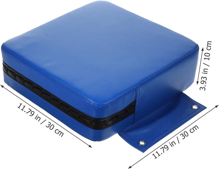 Alipis Boxwandpolster Wandgehäuse 30x30x10cm Blau PU Boxwandmatte Schlagpolster für Punching und Ply