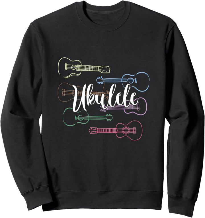 Ukulele Musikinstrument Musiker Uke Akustik Gitarrist Musik Sweatshirt