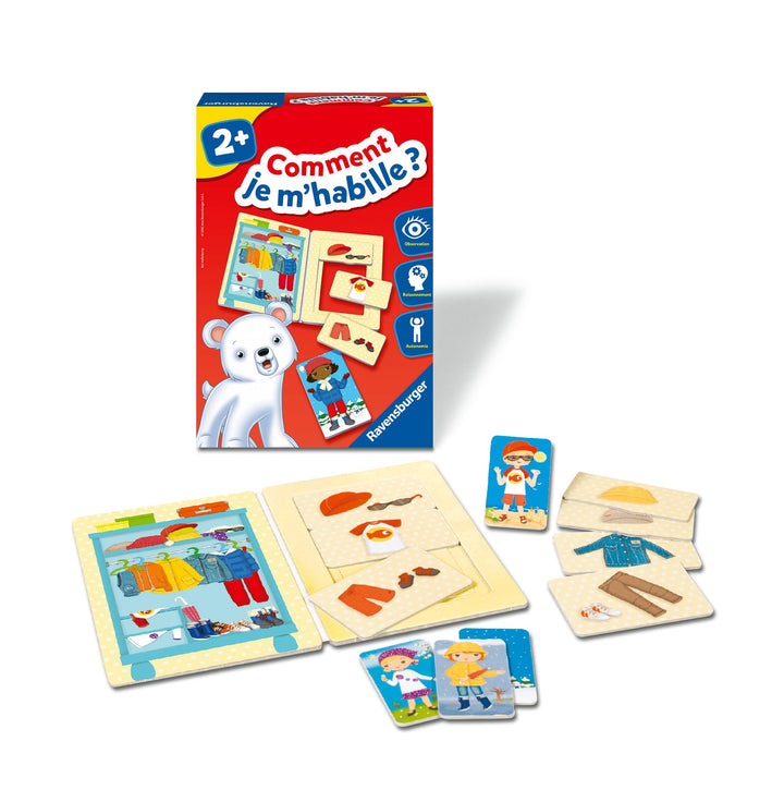 Ravensburger - Lernspiel - Wie kleide ich Mich? - Beobachtung, Manipulation, Sprache - Entwicklung d