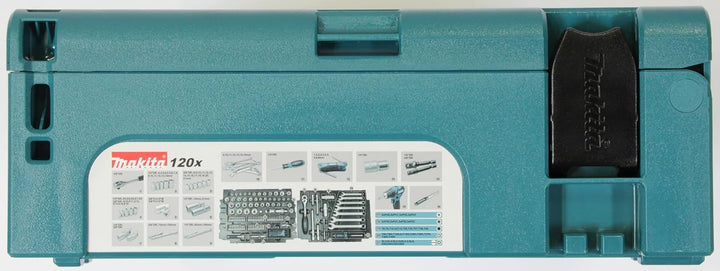 Makita E-08713 Universal Werkzeugset Im Koffer 120teilig Einzelbett, Einzelbett