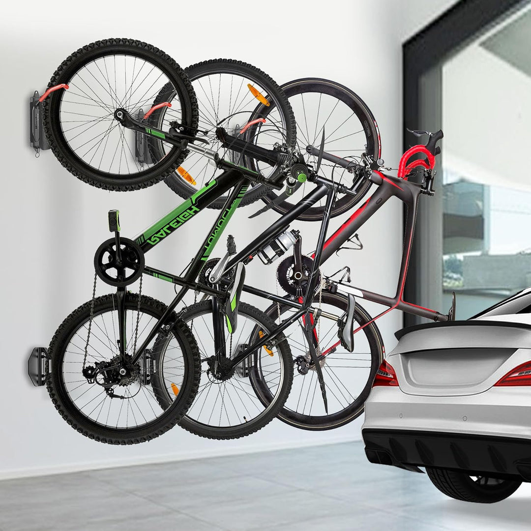 Mimoke Schwenkbare Fahrrad Wandhalterung Vertikaler Fahrradständer - Fahrradhalterung wand für die G