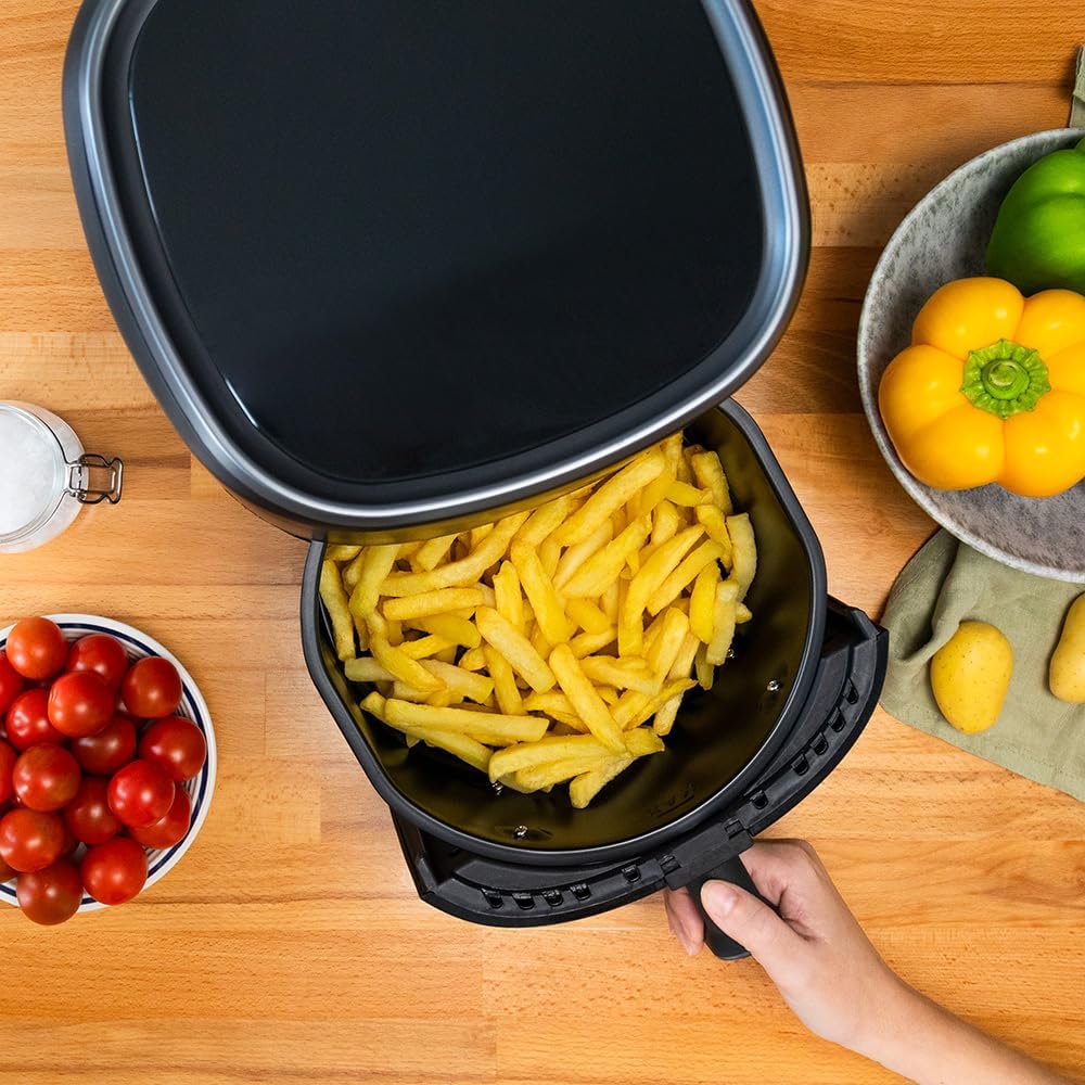 Cecotec Heissluftfritteuse ohne Öl, 4 L Cecofry Fantastik Inox 4000. Air Fryer. 1400 W, Kompakt, Tou