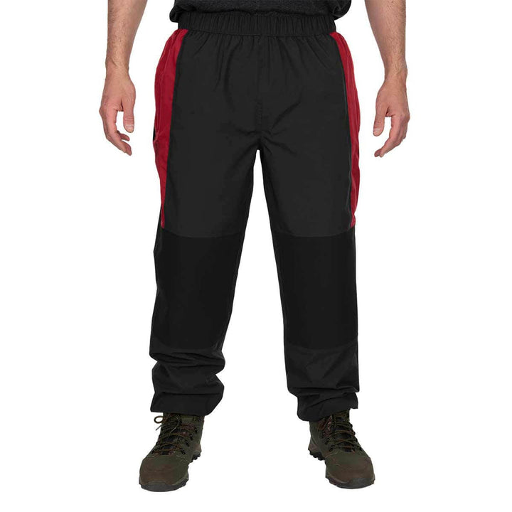 Fox Rage Stash Regenhose Wasserdicht Herren Grau Rot M