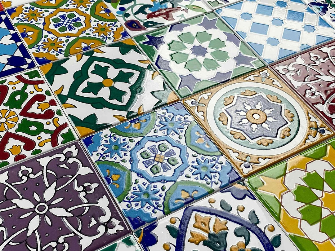 Cerames Orientalische Marokkanische Keramikfliesen Pazzo - dekorative Mosaikfliesen für das Badezimm