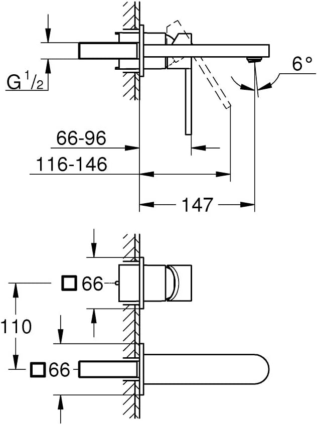GROHE 29303DC3 Plus Waschtischbatterie, supersteel, Supersteel