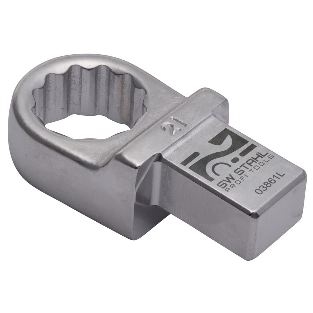 SW-Stahl 03861L Einsteck-Ringschlüssel - 21 mm Schlüsselweite - CrV-Stahl