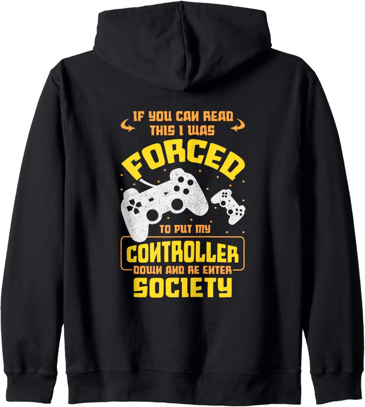 If You Can Read This I Was Forced To Put My Controller Down Kapuzenjacke