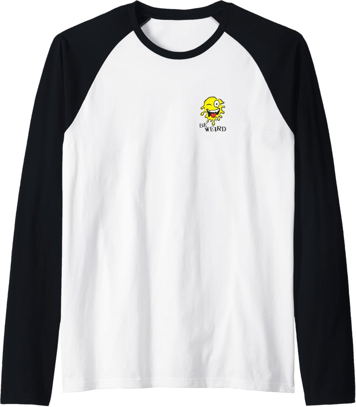 Sei seltsam Raglan