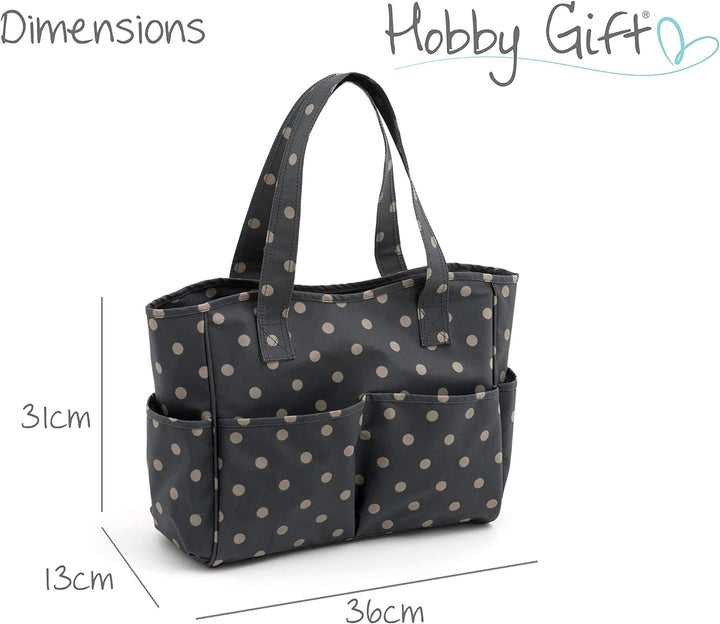Hobby Gift MRB³ Basteltasche, Cotton, Holzkohlepunkt, 12.5 x 39 x 35 cm, Holzkohlepunkt