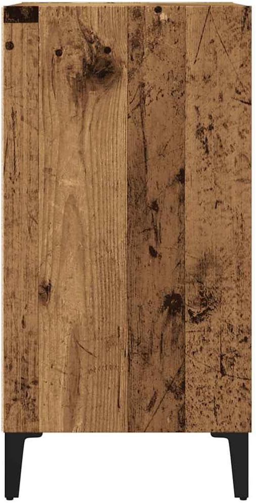 vidaXL Sideboard Altholz-Optik 57x35x75 cm Holzwerkstoff