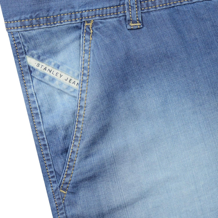 Stanley Denim Herren Jeans Shorts 22742 - Blau 29W Blau, 29W Blau