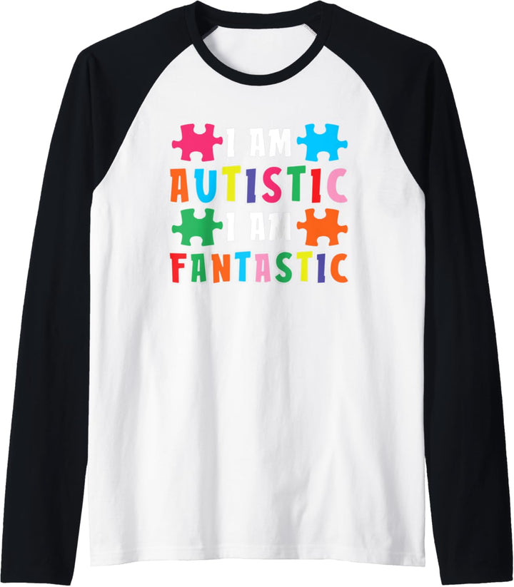 Autismus Autist Puzzle - Autism Awareness Day Raglan