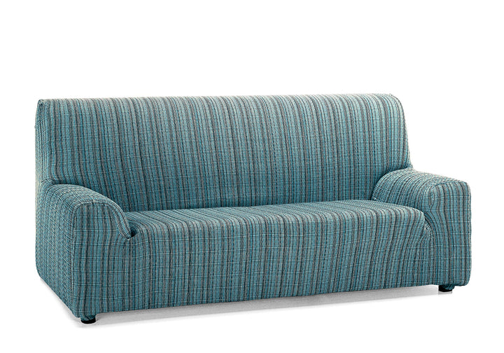 Martina Home Mejico Sofabezug, elastisch 3 Plazas, 180 a 240 cm de ancho blau 3 Plätze Blau, 3 Plätz