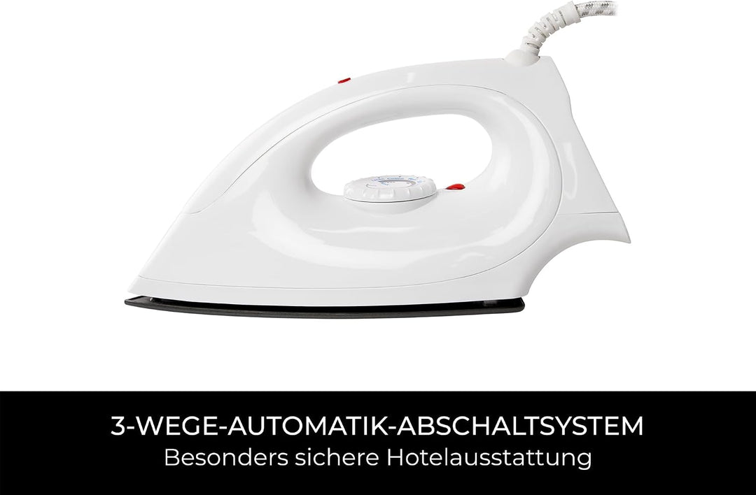 Corby Sherwood Trockenbügeleisen, 1200 W, Weiss, EU-Stecker