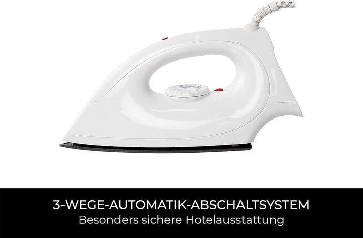 Corby Sherwood Trockenbügeleisen, 1200 W, Weiss, EU-Stecker