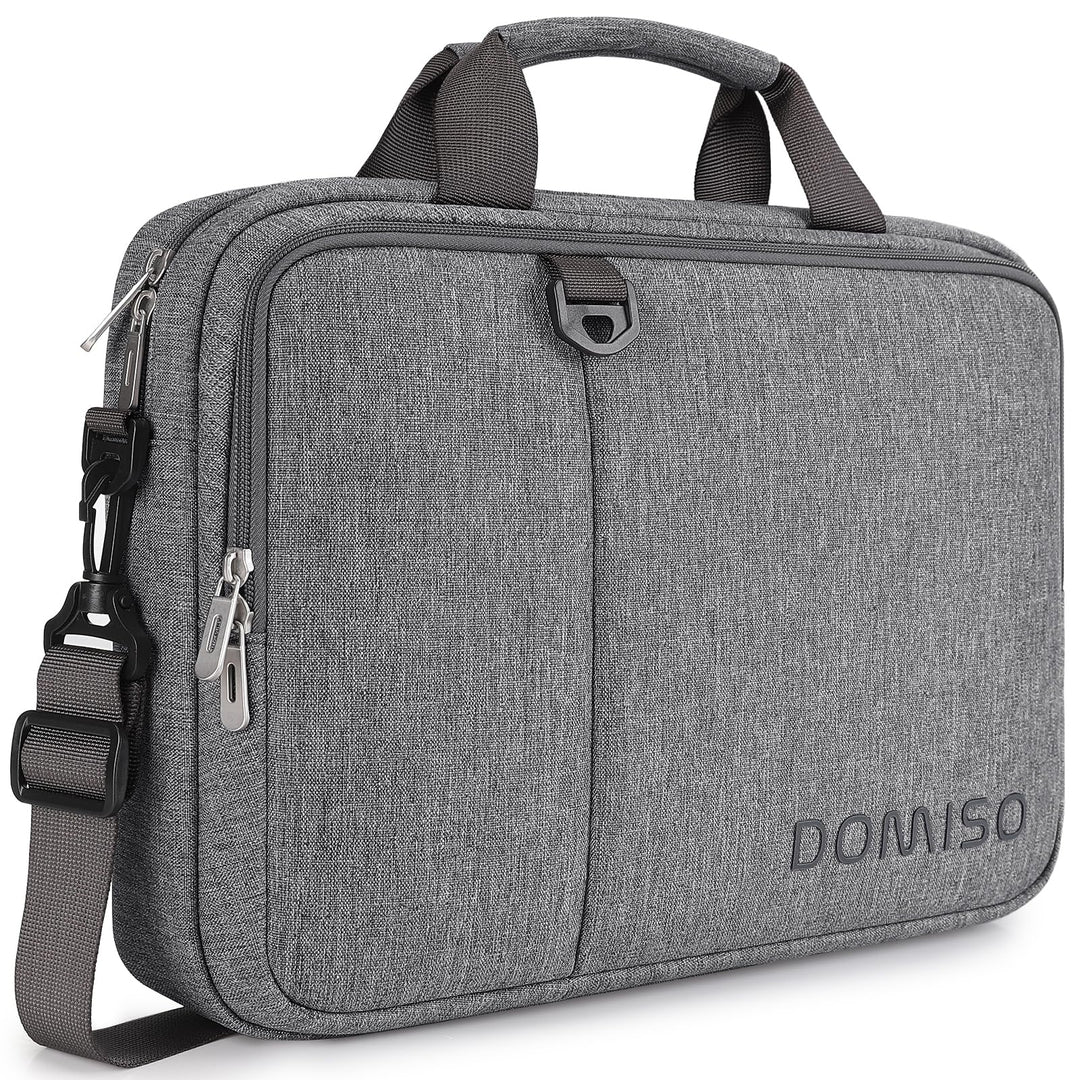 DOMISO 17 Zoll Laptop Tasche Aktentasche Schultertasche Business Wasserdicht Notebooktasche für 17-1