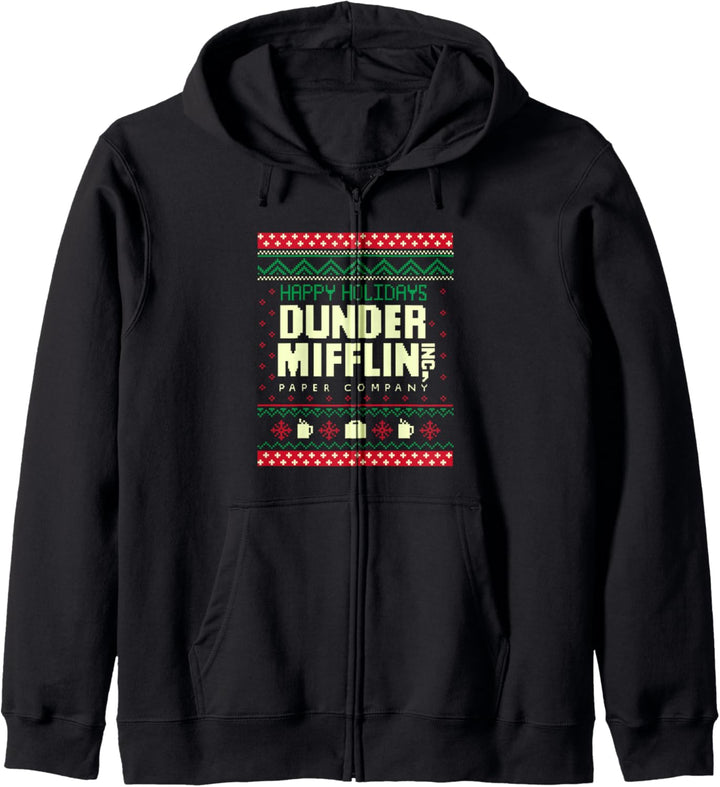 The Office Urlaub hässliche Pullover Design Kapuzenjacke