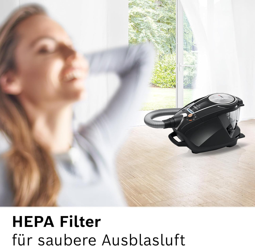 Bosch Staubsauger beutellos ProSilence Serie 8 BGS7MS64, Bodenstaubsauger, leise, Hygiene-Filter, Bo