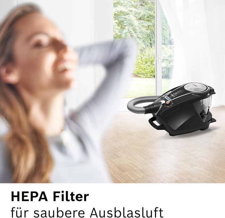 Bosch Staubsauger beutellos ProSilence Serie 8 BGS7MS64, Bodenstaubsauger, leise, Hygiene-Filter, Bo