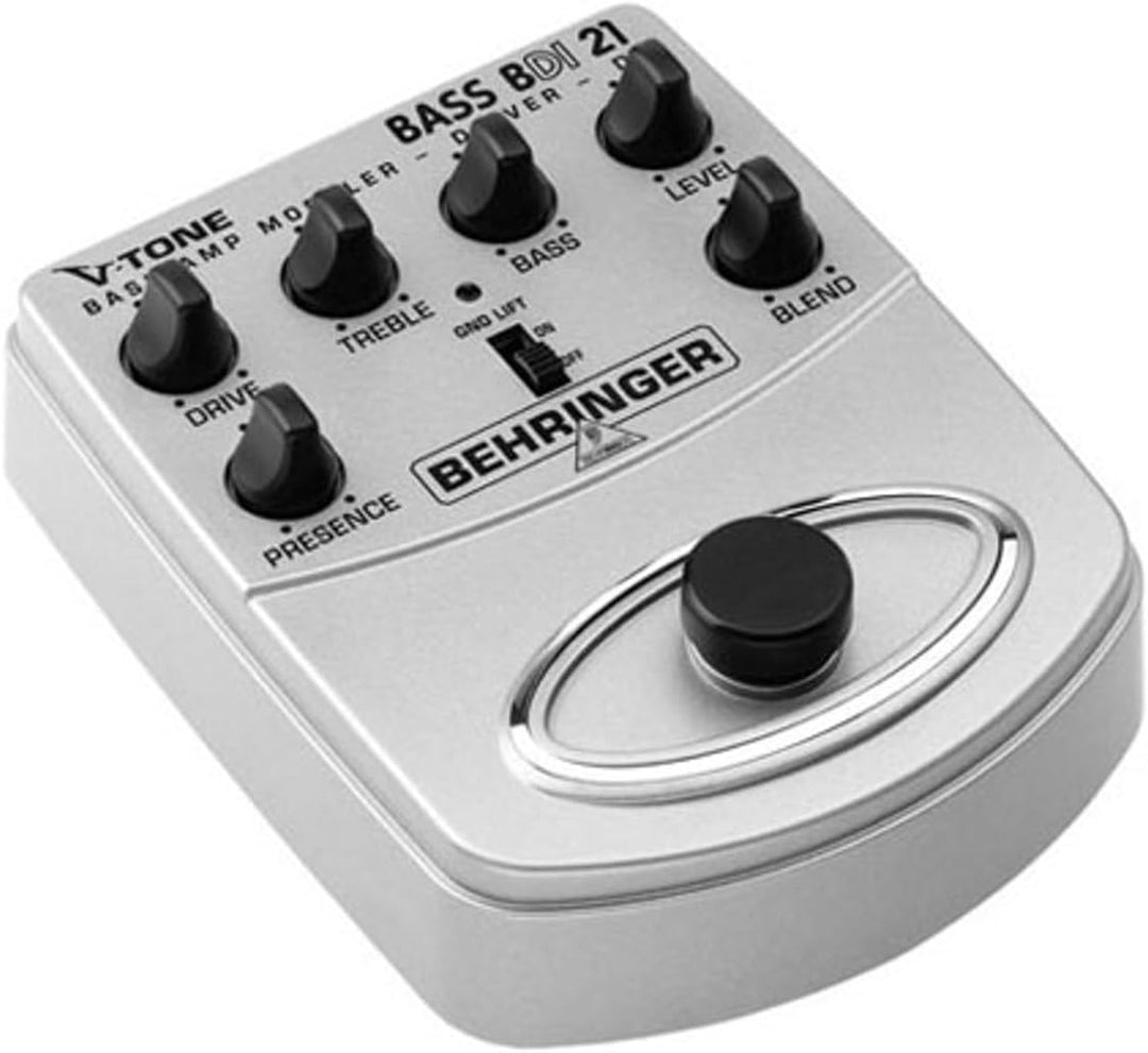 Behringer V-TONE BASS DRIVER DI BDI21 Bass Amp Modeler/Direct Recording Preamp/DI Box V-TONE BASS DR