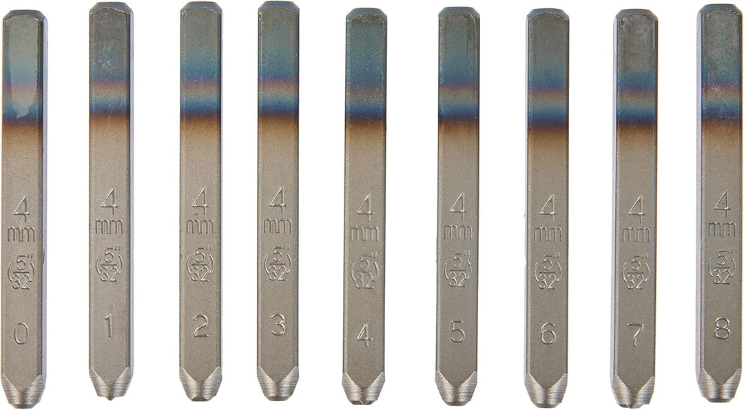 FACOM Saetze mit9 Schlagziffern im Kunststoffkastenzeichenhöhe 4 mm, 1 Stück, 293A.4