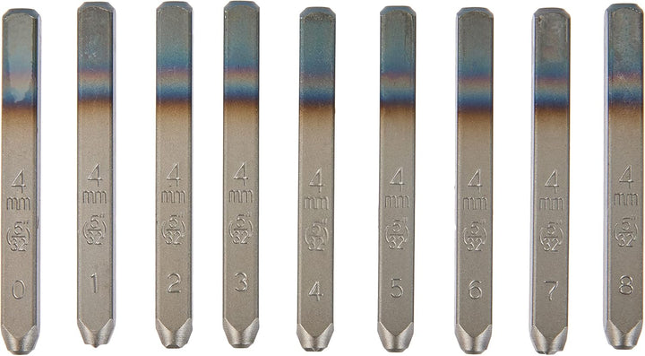 FACOM Saetze mit9 Schlagziffern im Kunststoffkastenzeichenhöhe 4 mm, 1 Stück, 293A.4