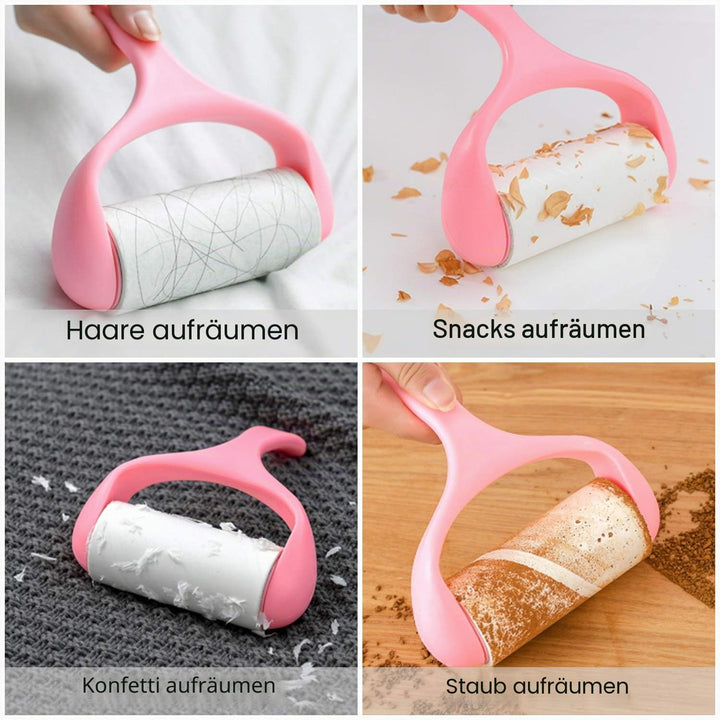Ersatzrolle für Fusselrolle, Lint Roller Refills für Kleidung Sofa Bett und Teppich 4 Stück 240 Blät